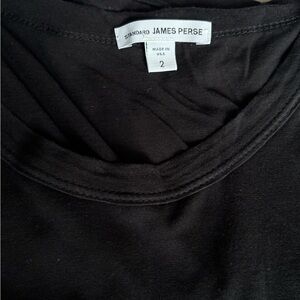 James Perse Black Tee